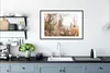 MuchoWow® Gerahmtes Poster Schilf - Sonne - Pflanze 90x60 Produktbild-Vorschau 4