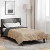 vidaXL Couette quatre saisons anthracite et taupe 135 x 200 Voir les images du produit 4