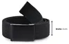 Ladeheid Herren Gürtel Stoffgürtel P10(Schwarz-Schwarz, 120 Produktbild-Vorschau 3