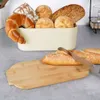 Vilde Boîte à pain avec planche en bois Corbeille à pain Voir les images du produit 5