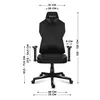 Huzaro Combat 6.2 Black RGB | LED osvětlení Herní židle Náhled obrázku produktu 8