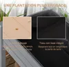 Outsunny Jardinière sur Pieds Potager dim. 123L x 57l x 76H Voir les images du produit 9
