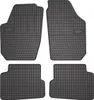 2006-2014 Skoda Fabia tappetini in gomma nero 4 pz Anteprima dell’immagine prodotto 1
