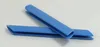 Two blue plastic profile connectors are placed on a white surface. Produktbild-Vorschau