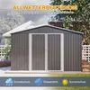 Abri de jardin robuste en métal – Abri de jardin XXXL avec Voir les images du produit 4