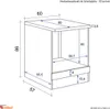 Flex Well Herdumbauschrank Varo BxTxH 60 x 60 x 85 cm weiß Produktbild-Vorschau 7