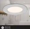 Lampada da incasso a LED ultrapiatta, set da 3, cromato Anteprima dell’immagine prodotto 6