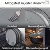 PURE LIVING Geschirrset Ibiza aus Steingut, 24-tlg., für 6 Produktbild-Vorschau 4
