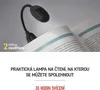 LED svítilna na čtení, 10 lm, 1× AAA Náhled obrázku produktu