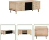 The Living Store Couchtisch 100x54x40 cm Massivholz Mango Produktbild-Vorschau 1