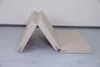 Materac gimnastyczny 3-częściowy 180x100x10 cm beżowy Podgląd zdjęcia produktu 5