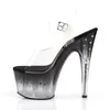 STARDUST-708T Damen Sandale von Pleaser, Transparent Produktbild-Vorschau 3