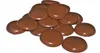 A pile of chocolate buttons on a white background. Produktbild-Vorschau