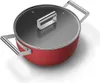 Smeg CKFC2411RDM, Červená, PTFE, 250 °C, Hliník, Nerezová Náhľad obrázku produktu 3