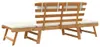 Ławka Ogrodowa Z Poduszkami, 2W1, 190 Cm, Lite Drewno Podgląd zdjęcia produktu 6