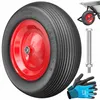 MASKO® PolyurethanSchubkarrenrad Vollgummi 200 kg Produktbild-Vorschau 1