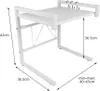 WYCTIN Einstellbar Küchenregal Mikrowellenhalter Rack Produktbild-Vorschau 6