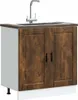 A product shot of a sink cabinet with a faucet. Náhled obrázku produktu