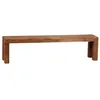Ława do jadalni z litego drewna akacjowego 180 x 45 x 35 cm Podgląd zdjęcia produktu 4