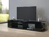 SONNI TV-Schrank Schwarz Hochglanz 135x39x30cm mit Produktbild-Vorschau 1