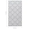 vidaXL Tapis d'extérieur ARAKIL Gris 160x230 cm PP Voir les images du produit 7
