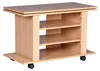FineBuy Mobile TV girevole su rotelle, mobile TV 75 x 38 x Anteprima dell’immagine prodotto 5