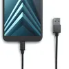 2x 1m Micro USB Kabel Schwarz Nylon Ladekabel Datenkabel Produktbild-Vorschau 6