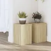 vidaXL Stojan na rostliny 2 ks Sonoma dub 20x20x30 cm Náhled obrázku produktu 2