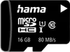Hama microSDHC 16GB, 16 GB, MicroSDHC, Trieda 10, UHS-I, 80 Náhľad obrázku produktu 2