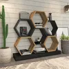 Skye Decor, Cicek - Nero, Rovere, libreria, nero, 120 x 109 Anteprima dell’immagine prodotto 3