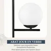 ZMH Nachttischlampe Schwarz Modern Tischlampe 1 Flammig  Produktbild-Vorschau 12