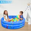 Planschbecken, Aufblasbar Schwimmbad 3 Klingeln PVC Produktbild-Vorschau 6