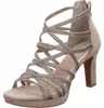 MARCO TOZZI Damen Sandalette Glitzer Kreuzriemen Produktbild-Vorschau 6