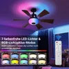 Stropný ventilátor s výkonom 40 W, s osvetlením a Bluetooth Náhľad obrázku produktu 3