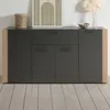 finori Sideboard Cento 51A anthrazit / Nachbildung Artisan Produktbild-Vorschau 13