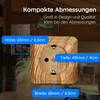 Aufputz Steckdose Eiche Holzoptik – 1-fach Schutzkontakt Produktbild-Vorschau 3