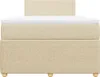 Boxspringbett mit Matratze Creme 120x200 cm Stoff Produktbild-Vorschau 6