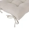 Stuhlkissen 38x38 cm Beige Polyester Leinen ATMOSPHERA Produktbild-Vorschau 2