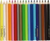 A row of colored pencils on a white background. Anteprima dell’immagine prodotto