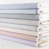 Leinenstoff Meterware Baumwollstoff Chambray Streifen Produktbild-Vorschau 8