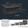 HMF 65704-02 Netzwerkschrank, Serverschrank 19 Zoll, 4 HE, Produktbild-Vorschau 5