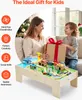 Table d'activités en bois VEVOR, 62 pièces, table d'enfant Voir les images du produit 6
