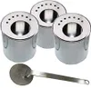 3 Brennstoff-Dosen 0,5 + 3 Sparplatten + 1 Flammenkiller Produktbild-Vorschau 1