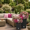 BigDean Prosperplast Rattan Blumentopf 26,6 L Anthrazit Produktbild-Vorschau 20