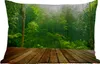 MuchoWow® Outdoor Kissen - Boden - Holz - Dschungel - Produktbild-Vorschau 1