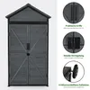 M MCombo Gartenschrank Gartenhaus Holz Metgallgestell Produktbild-Vorschau 5