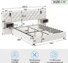 UnboxG Polsterbett 140x200cm mit USB und Leselampe, Produktbild-Vorschau 6