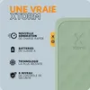 A marketing image for an Xtorm power bank, highlighting its features with icons and text. Voir les images du produit
