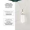 LAVISA Obelisk Edelsteinkette Silber, Anhänger, echte Produktbild-Vorschau 4