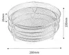 3-teiliges Heißluftfritteusen-Gestell aus 304-Edelstahl, Produktbild-Vorschau 4